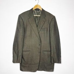 Burberry London Blazer Sport Jacket Size 44 Long Kensington Wool